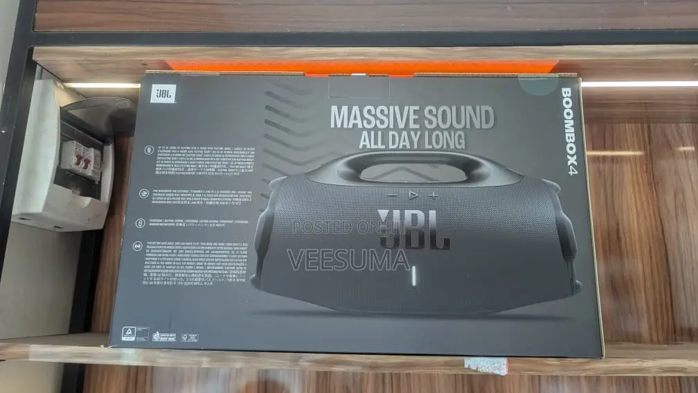JBL Boombox 4 | Massive Sound & All Day Long Play | Brand New
