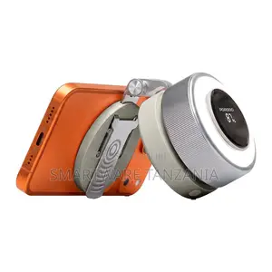Porodo Flaris Multi-Function MagSafe Fan, LED Light, 5-Speed Control