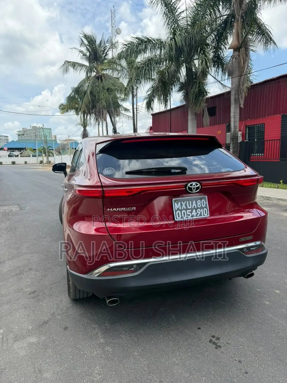 Toyota Harrier Z Leather Package 2022 Red