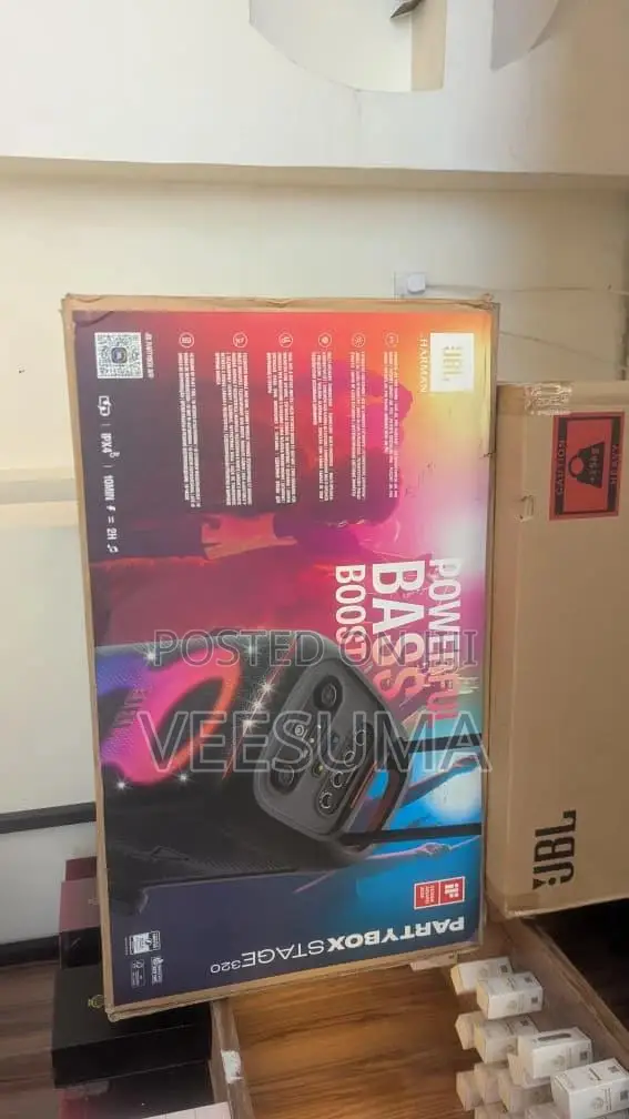 JBL PartyBox Stage 320 | Powerful Sound & Lights | Brand New