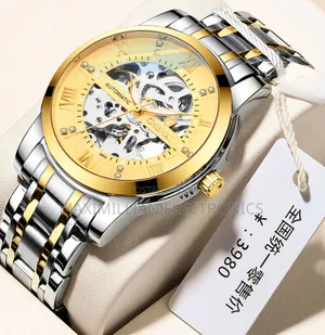 Chenxi 8802 Men's Automatic Mechanical Skeleton Wristwatch