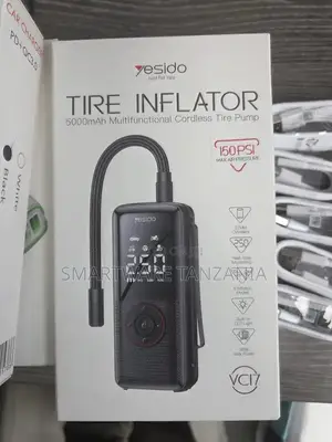 Yesido Tire Inflator 5000mAh Cordless Pump With 150PSI Max Pressure