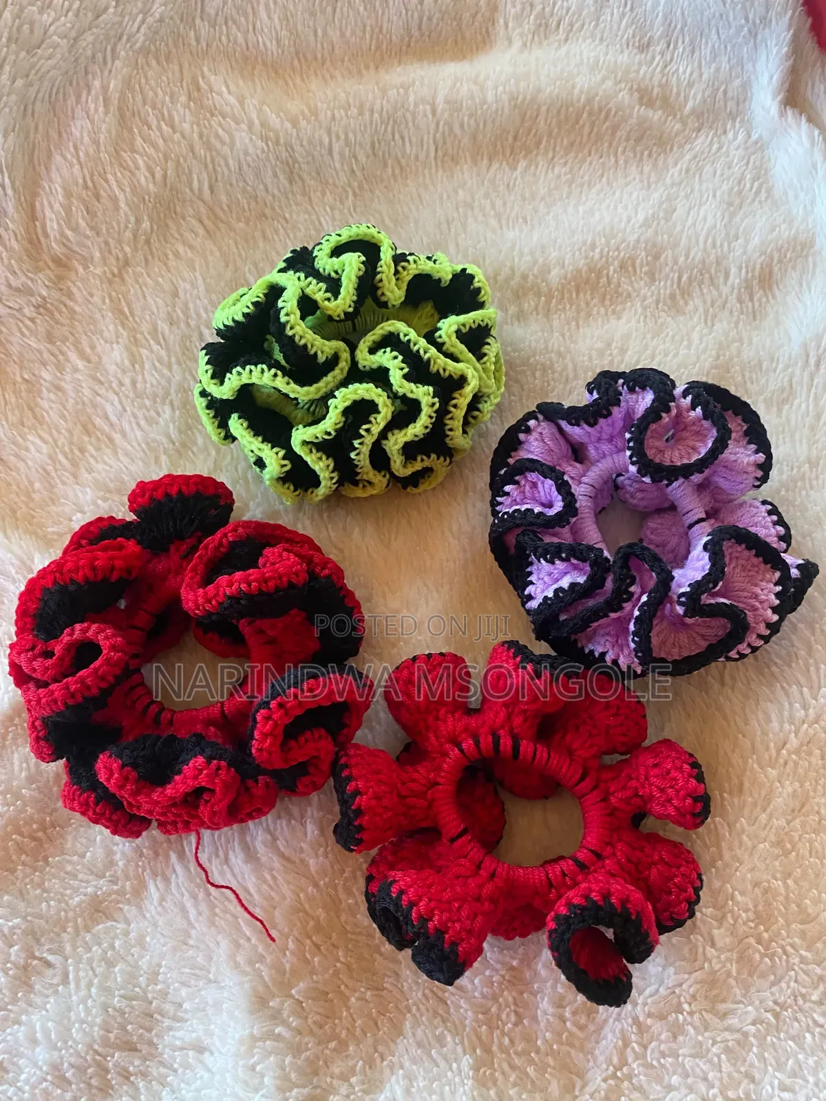Crotchet Scrunchies