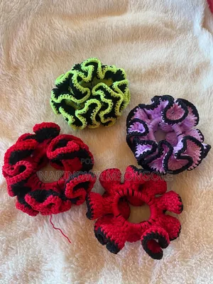 Crotchet Scrunchies