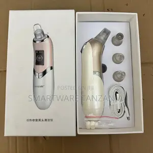 BINZIM Portable Vacuum Facial Cleansing Device With 4 Suction Heads