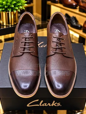 Clarks-2 Colored Design Men's Leather Shoes