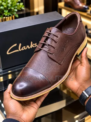 Clarks-2 Colored Design Men's Leather Shoes