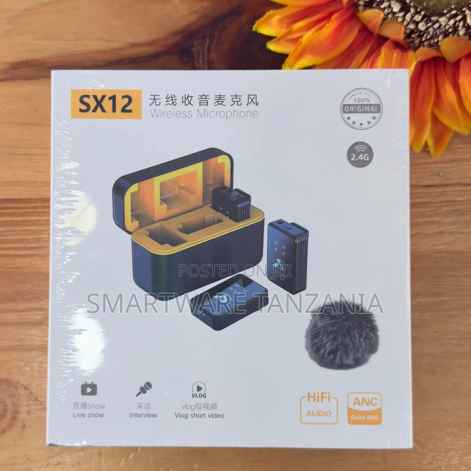 SX12 Wireless Microphone System With 2.4G Transmission, HiFi Audio