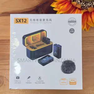 SX12 Wireless Microphone System With 2.4G Transmission, HiFi Audio