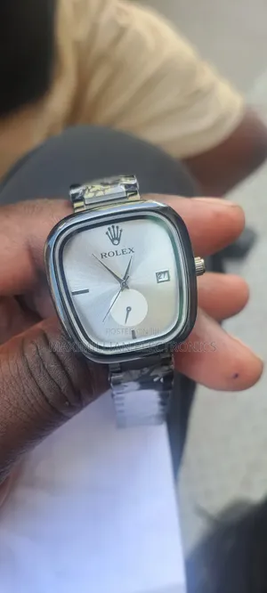 Rolex-Style Cushion-Case Women's Watch
