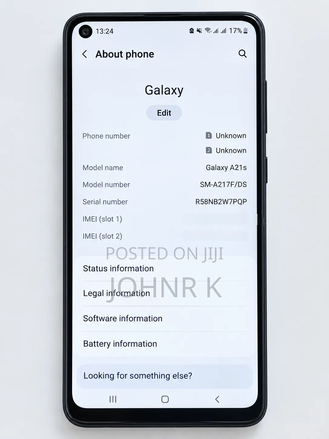 Samsung Galaxy A21s 64 GB Black