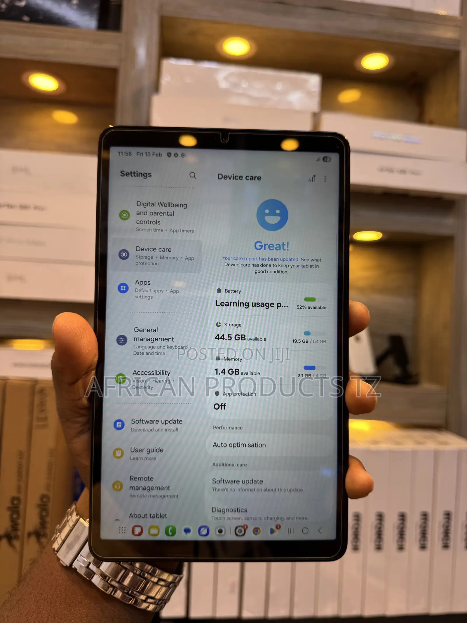 New Samsung Galaxy Tab A11 64 GB Black