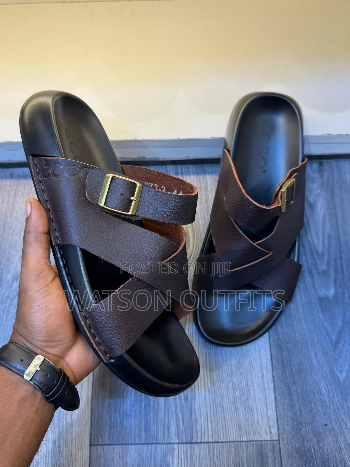 Ecco Class Clarks Design Men's Leather Sandals