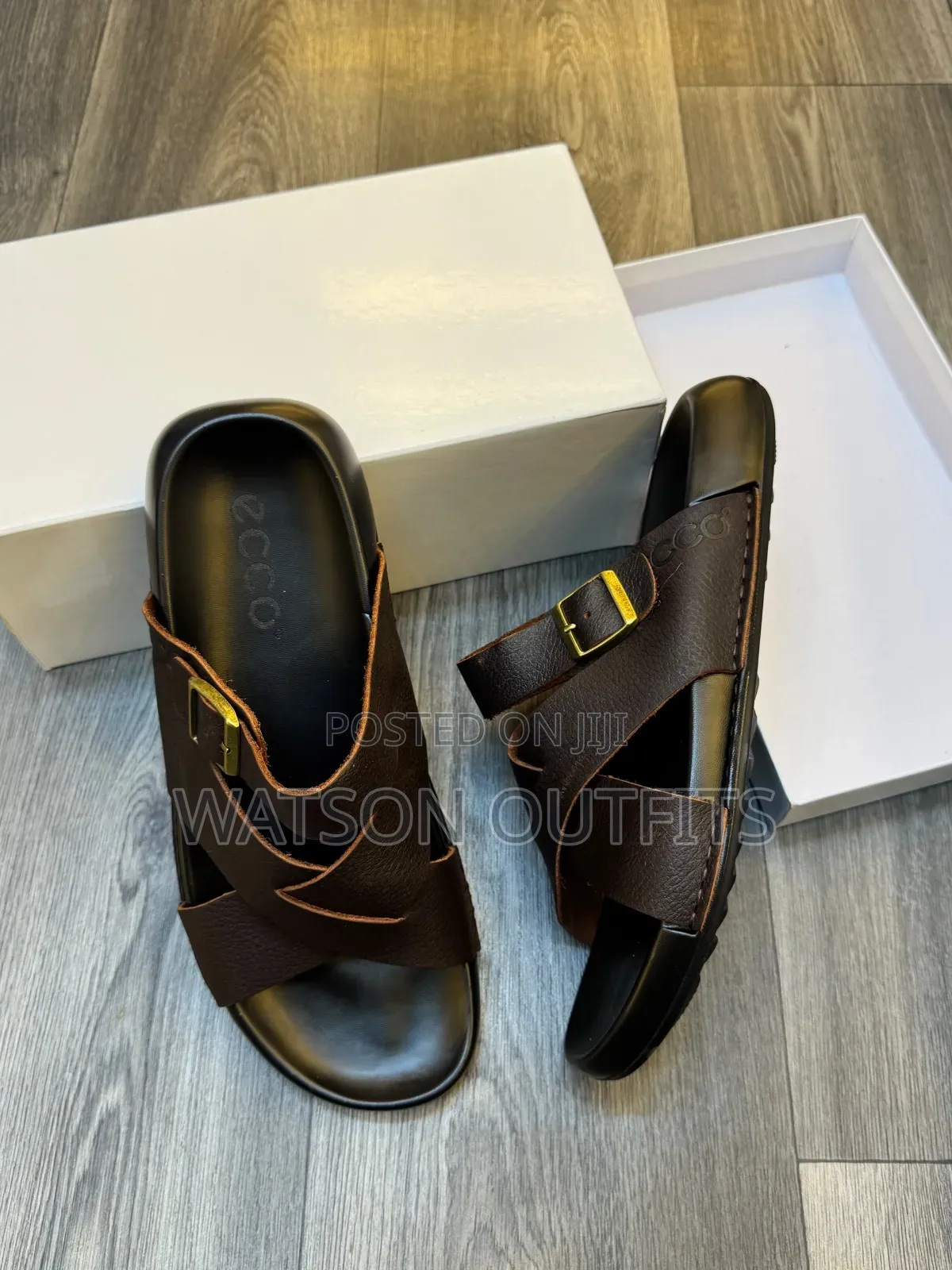 Ecco Class Clarks Design Men's Leather Sandals