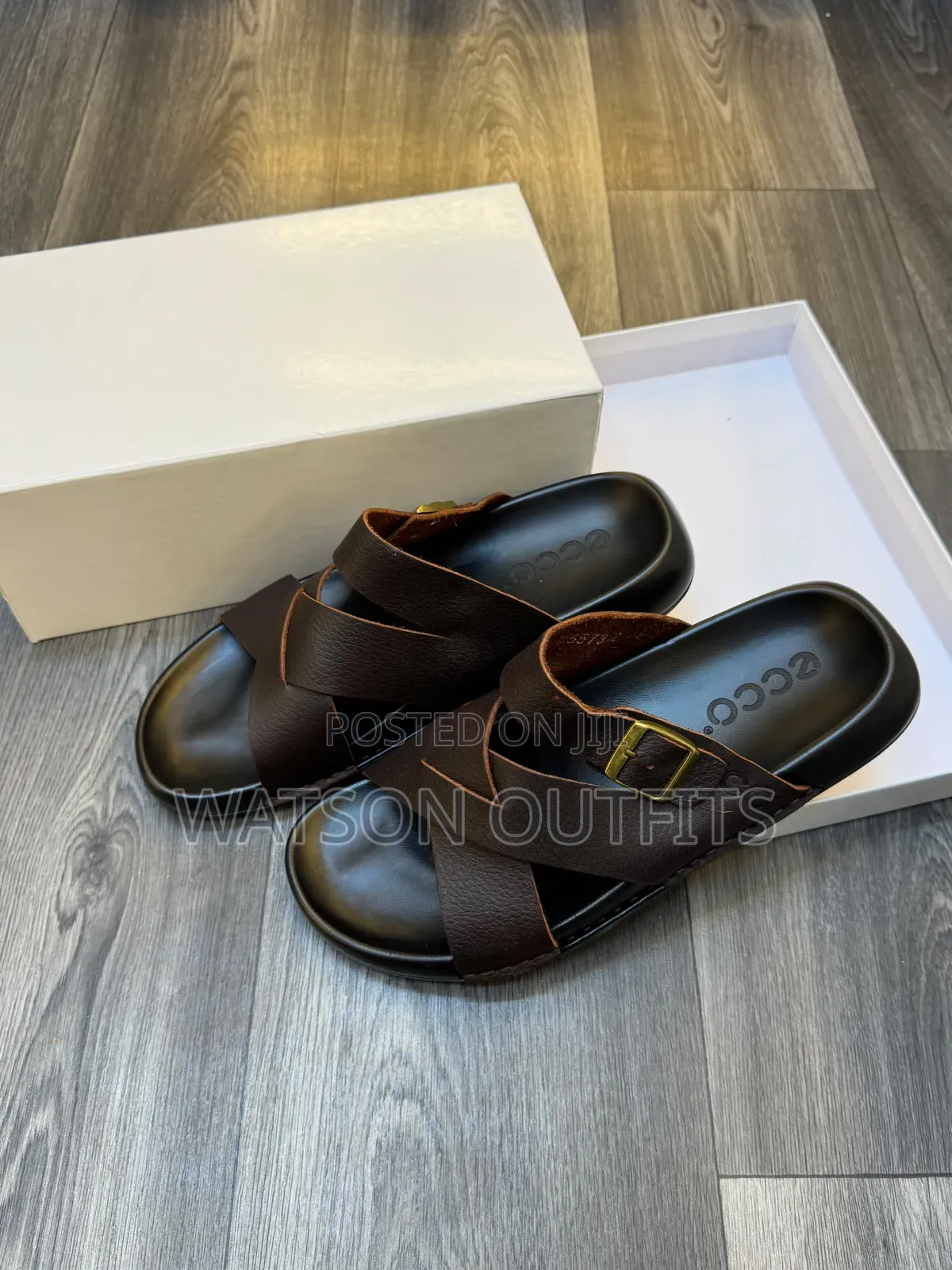 Ecco Class Clarks Design Men's Leather Sandals