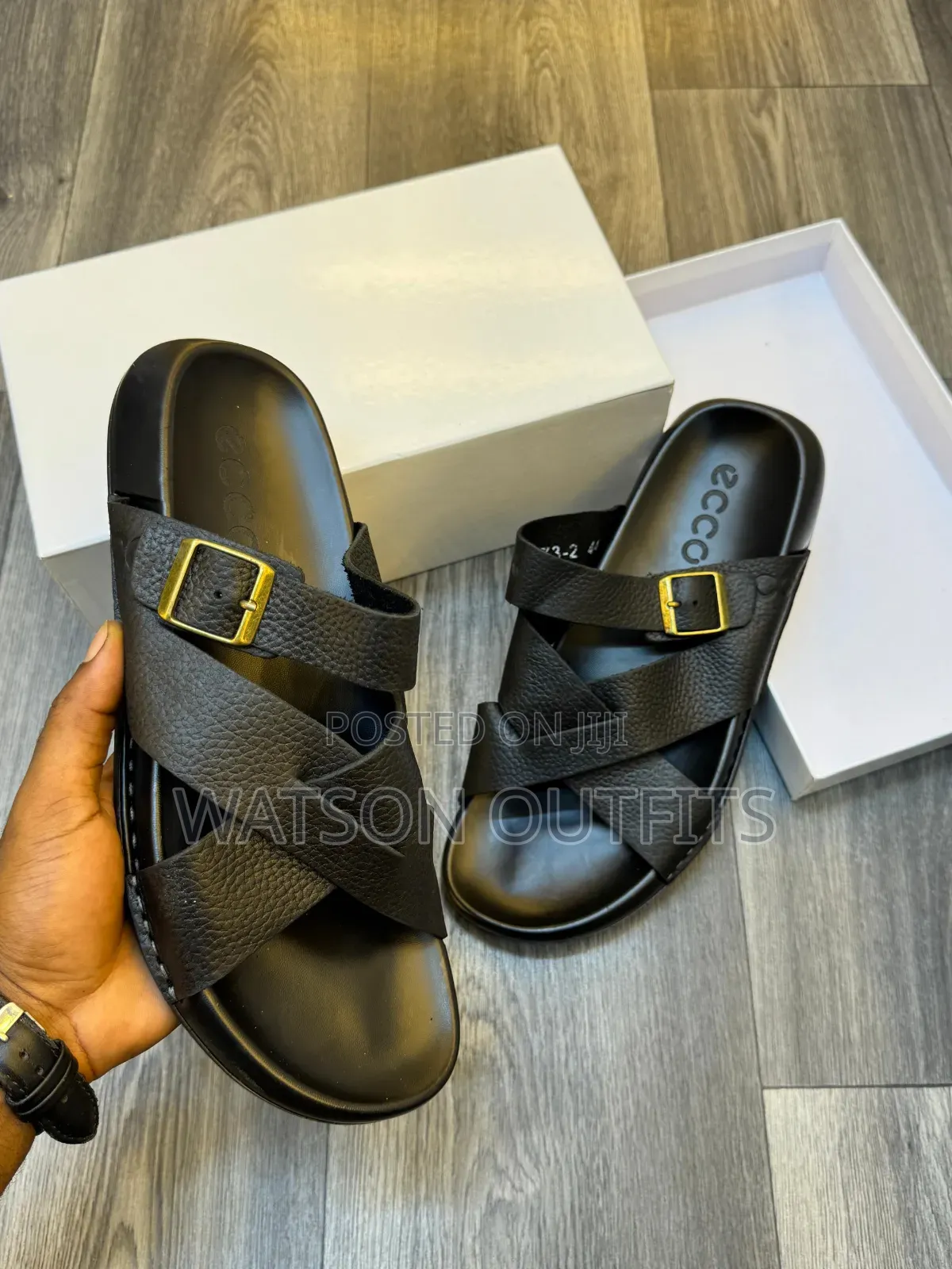 Ecco Class Clarks Design Men's Leather Sandals