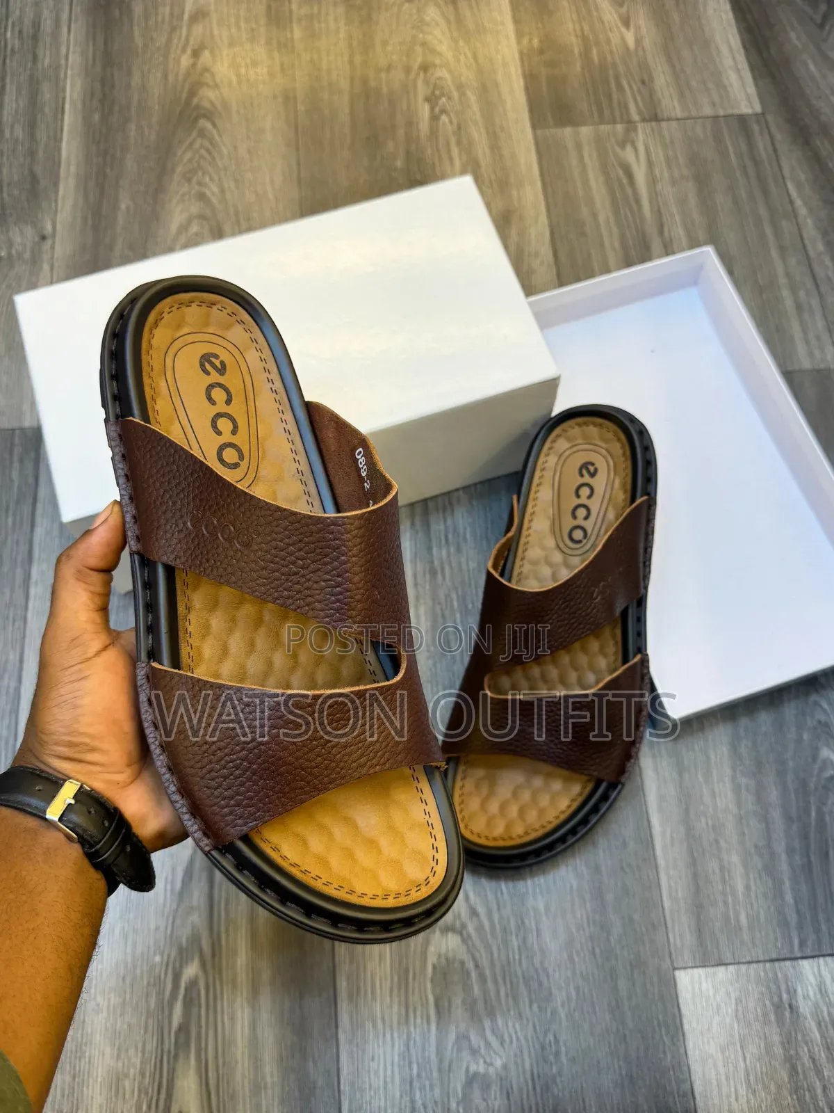 Ecco Class Clarks Design Men's Leather Sandals