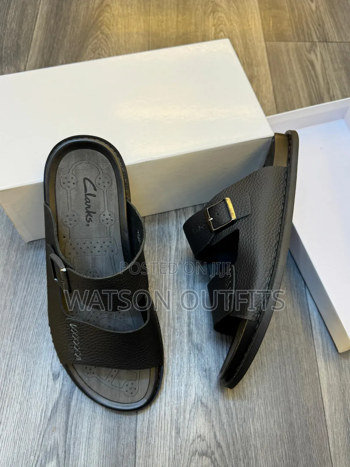Ecco Class Clarks Design Men's Leather Sandals