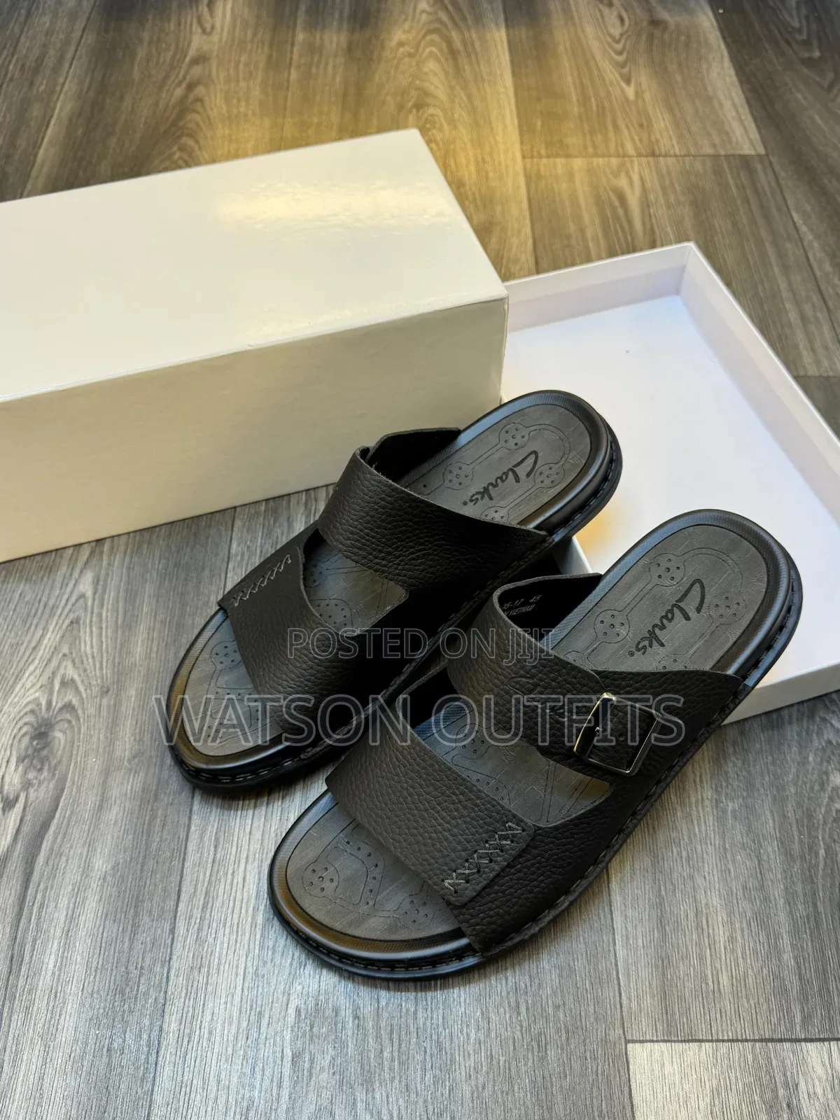 Ecco Class Clarks Design Men's Leather Sandals