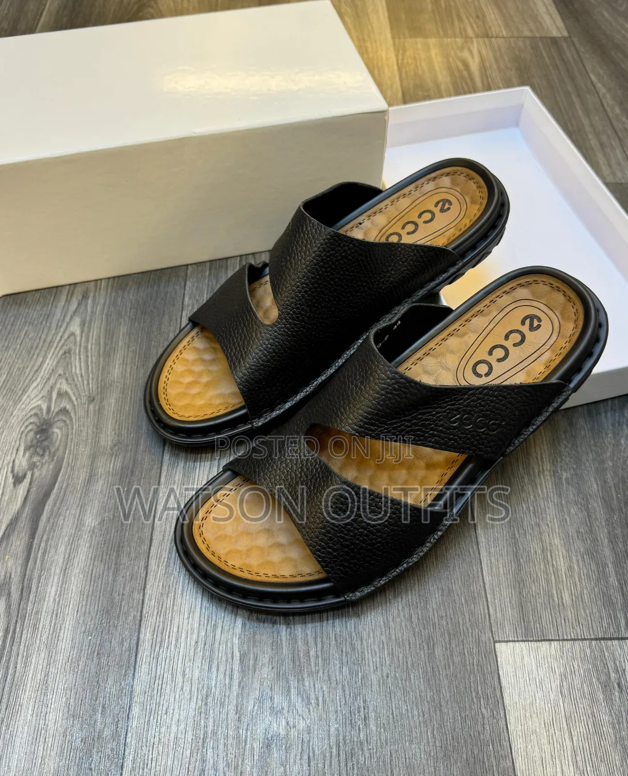 Ecco Class Clarks Design Men's Leather Sandals