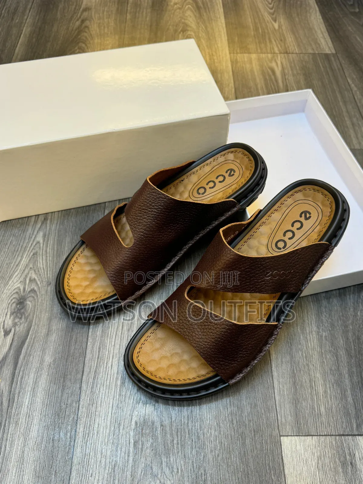 Ecco Class Clarks Design Men's Leather Sandals