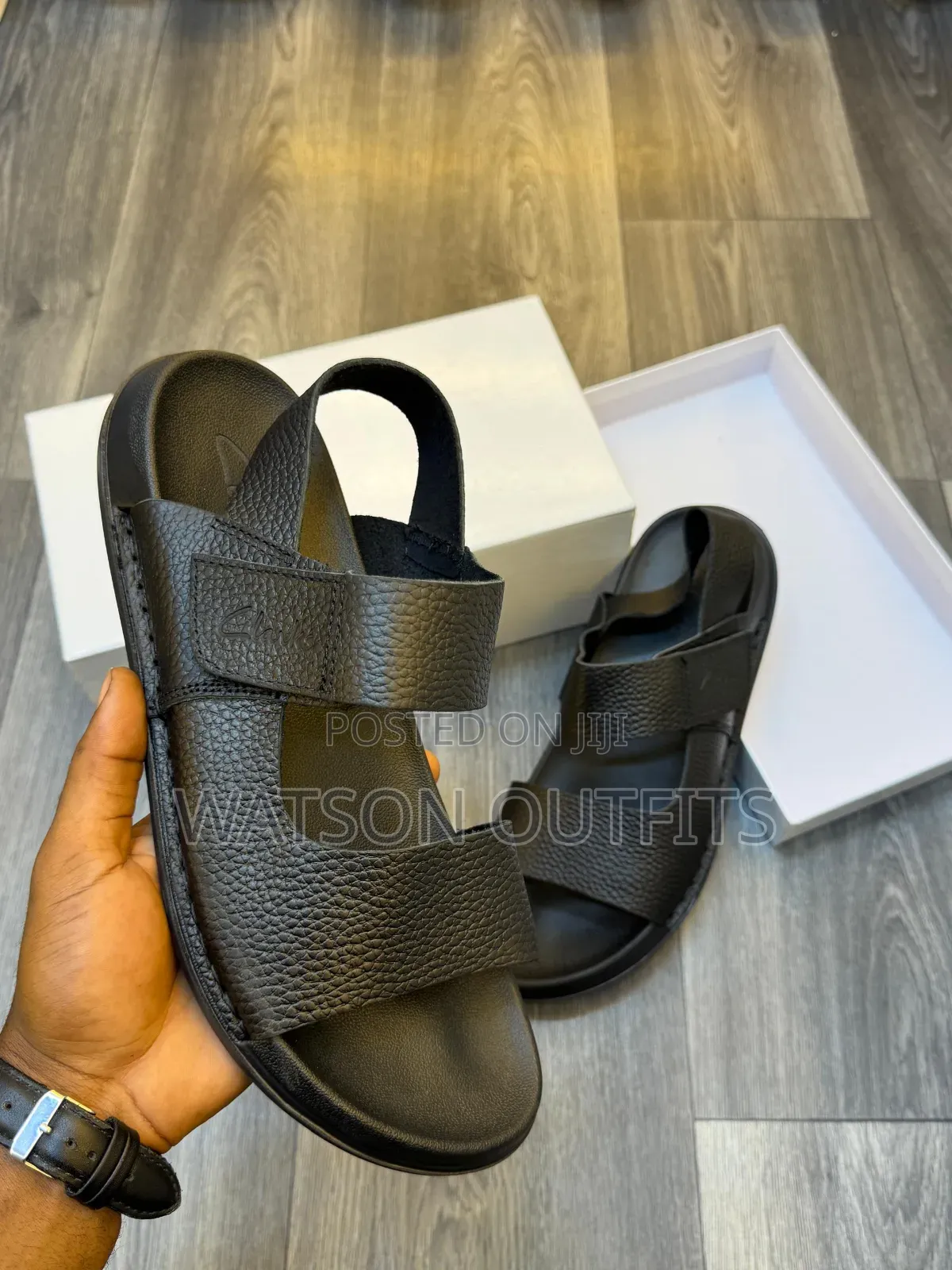 Ecco Class Clarks Design Men's Leather Sandals