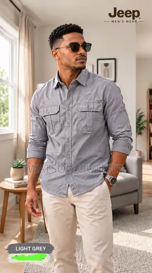 M-Zaro JEEP Kadet Materials Design Men's Shirts Mashati Makali