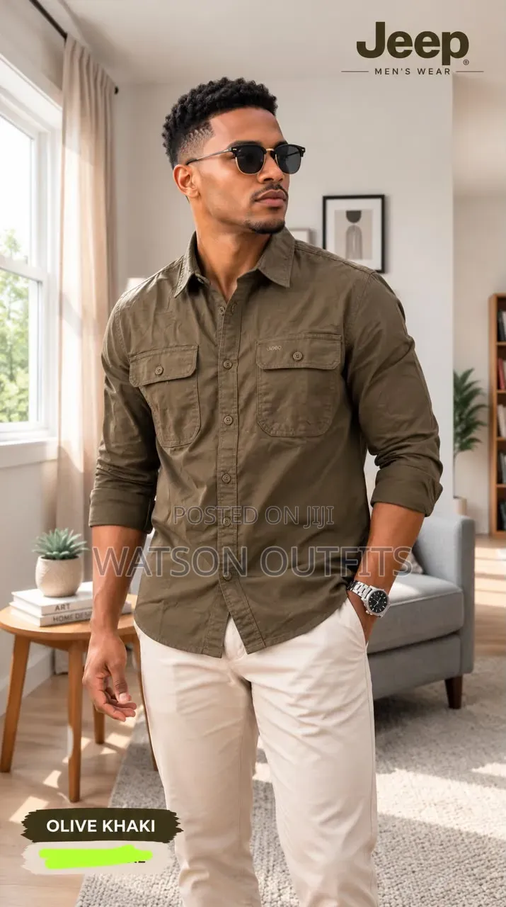 M-Zaro JEEP Kadet Materials Design Men's Shirts Mashati Makali