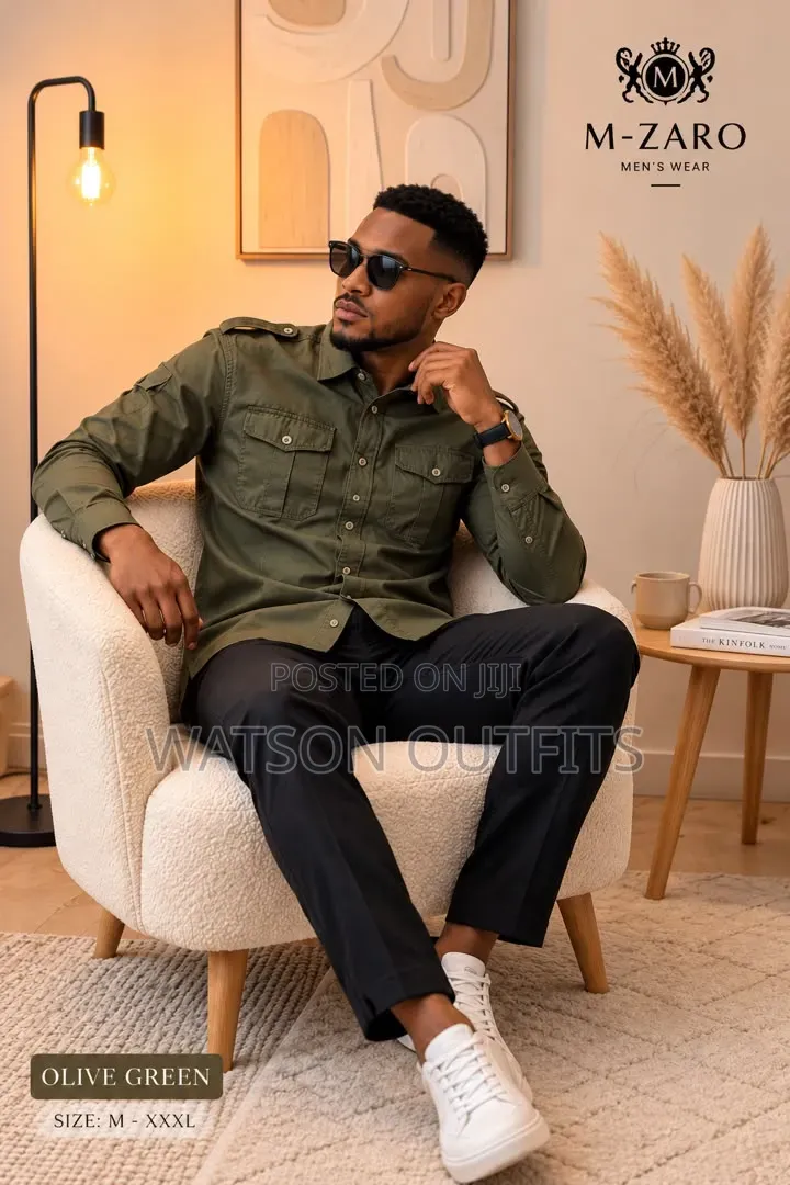 M-Zaro JEEP Kadet Materials Design Men's Shirts Mashati Makali
