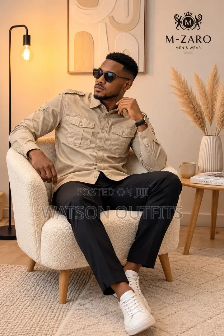 M-Zaro JEEP Kadet Materials Design Men's Shirts Mashati Makali