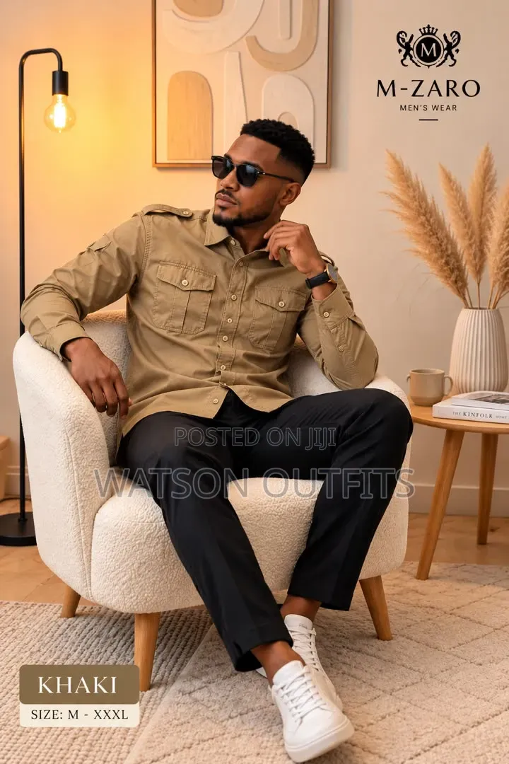 M-Zaro JEEP Kadet Materials Design Men's Shirts Mashati Makali