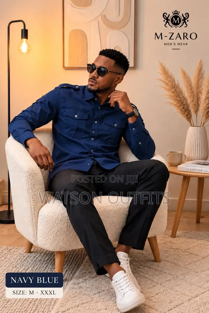 M-Zaro JEEP Kadet Materials Design Men's Shirts Mashati Makali