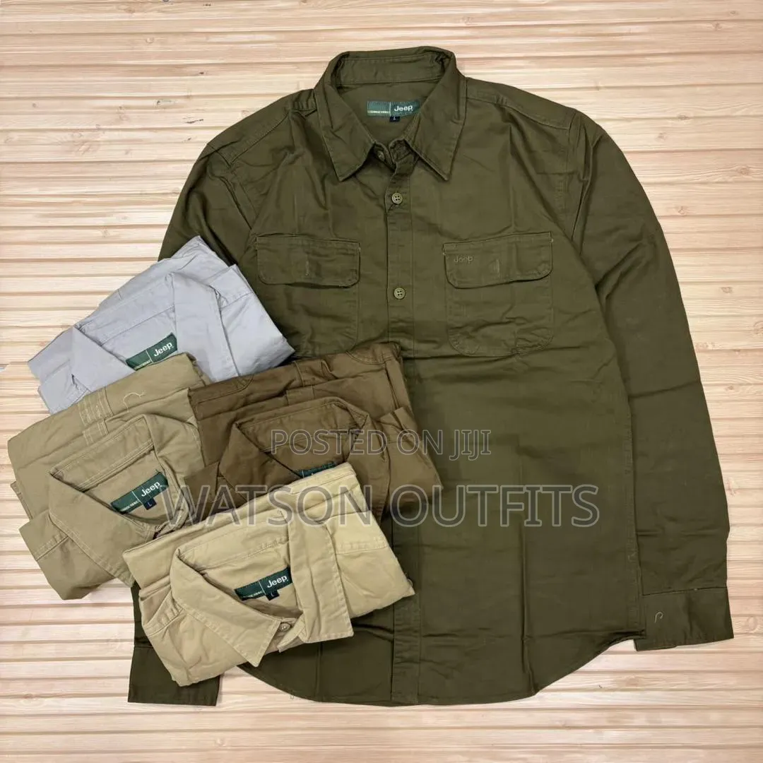 M-Zaro JEEP Kadet Materials Design Men's Shirts Mashati Makali
