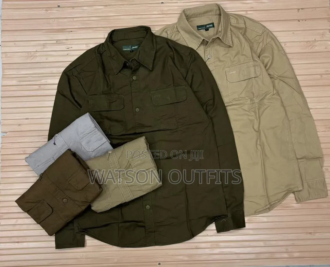 M-Zaro JEEP Kadet Materials Design Men's Shirts Mashati Makali