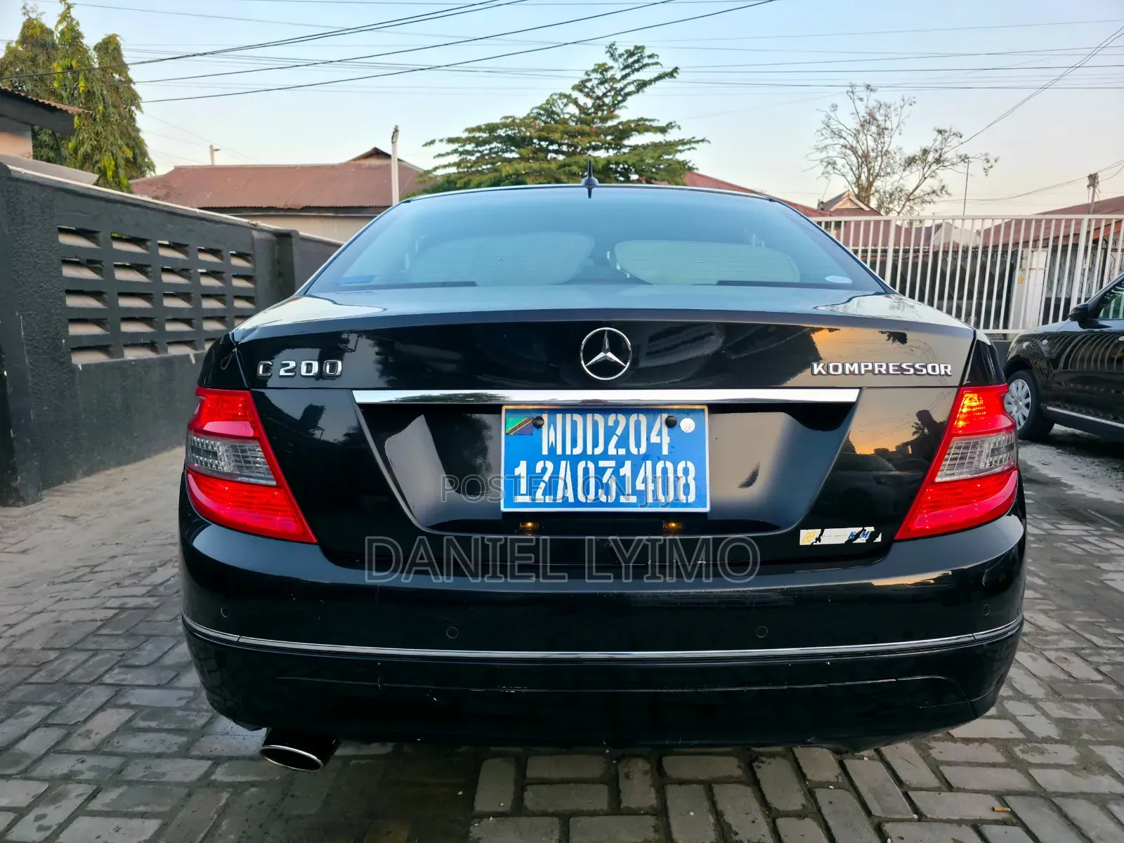 Mercedes-Benz C200 2008 Black