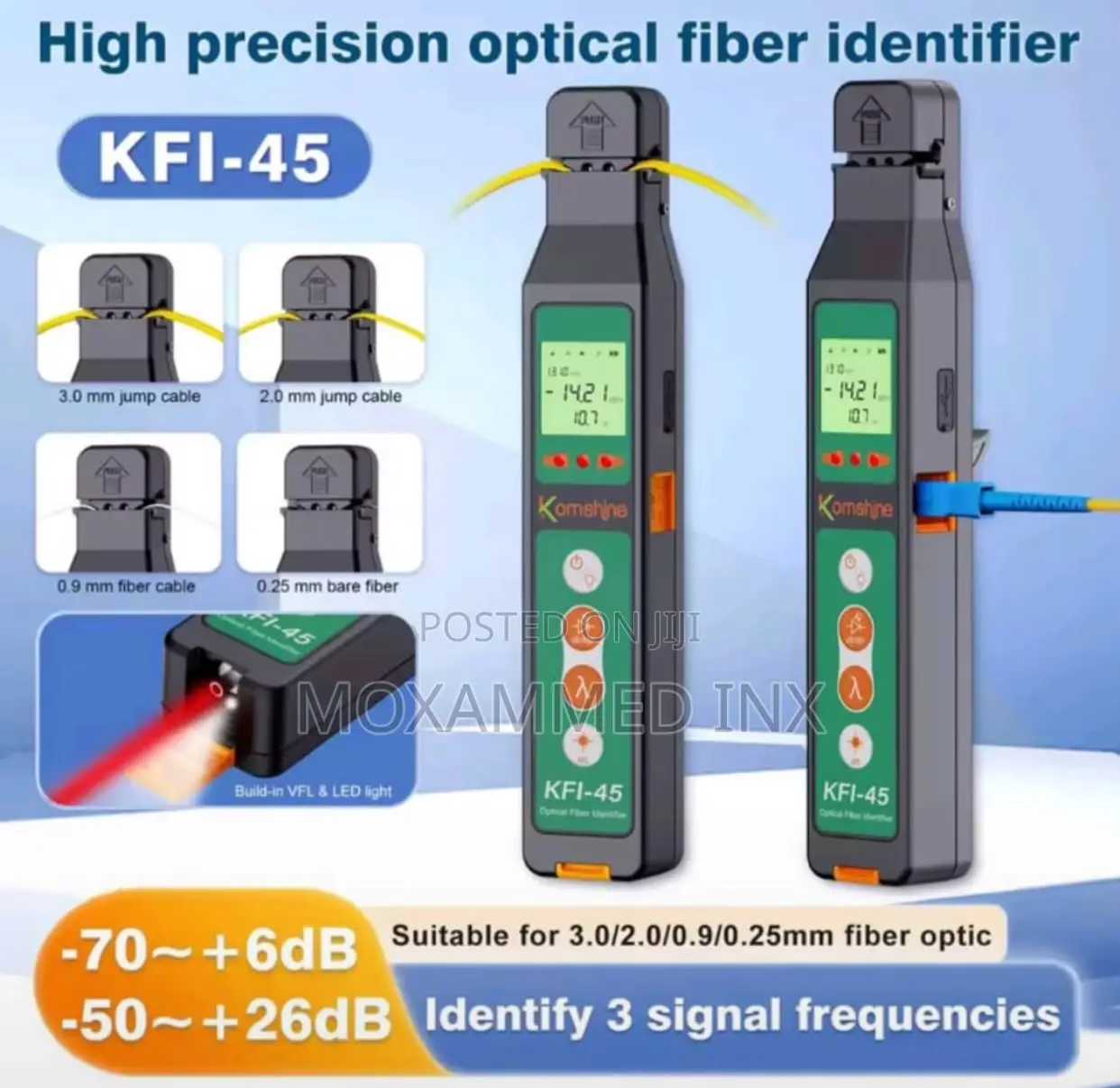 Komshine KFI-45an All-in-One Optical Fiber Traffic Identifier