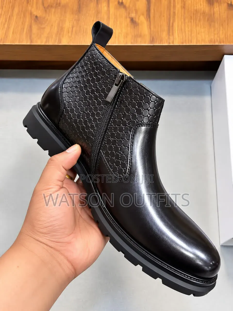 3-Classical Colours Design Men's Leather Shoes