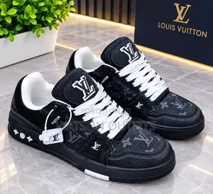 LV-4 Coloured Design Men's Leather Shoes
