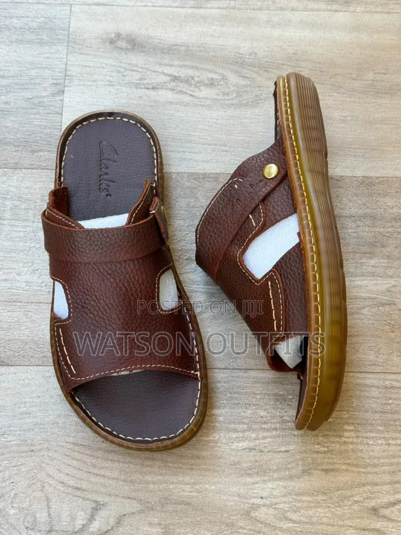 Clarks-2 Colours-4 Design Men's Leather Sandals