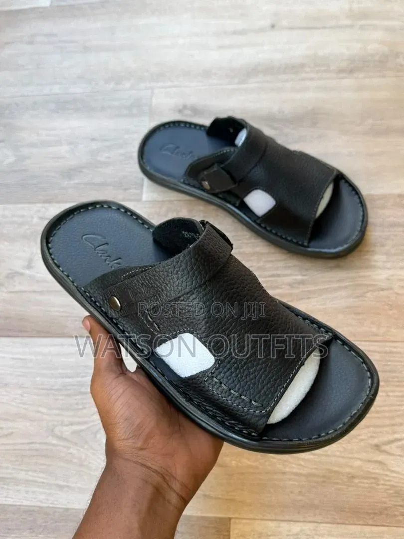 Clarks-2 Colours-4 Design Men's Leather Sandals