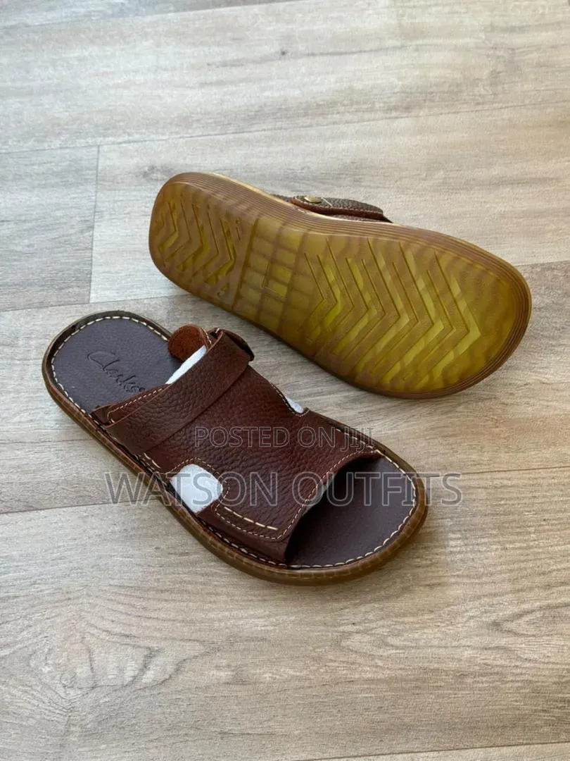 Clarks-2 Colours-4 Design Men's Leather Sandals