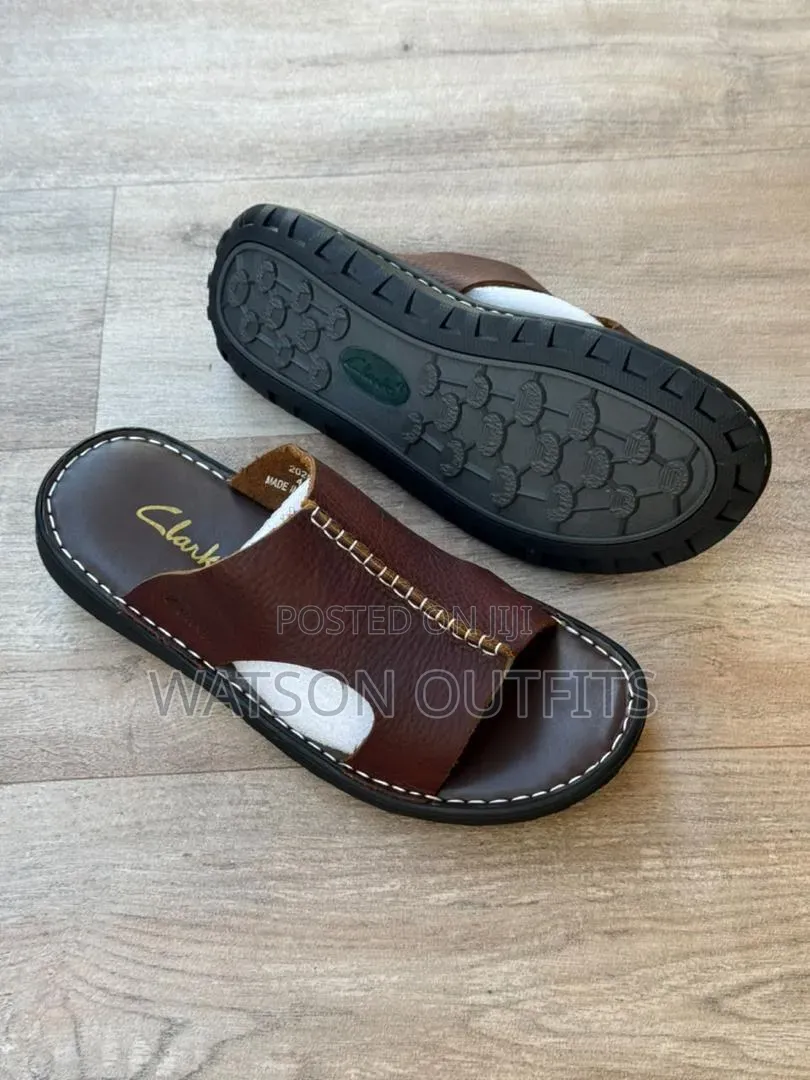 Clarks-2 Colours-4 Design Men's Leather Sandals