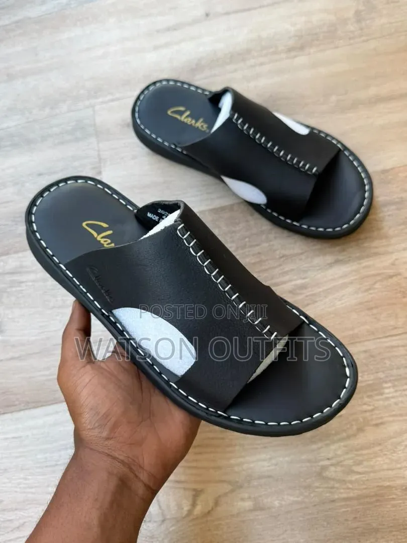 Clarks-2 Colours-4 Design Men's Leather Sandals