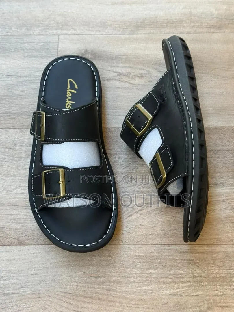 Clarks-2 Colours-4 Design Men's Leather Sandals