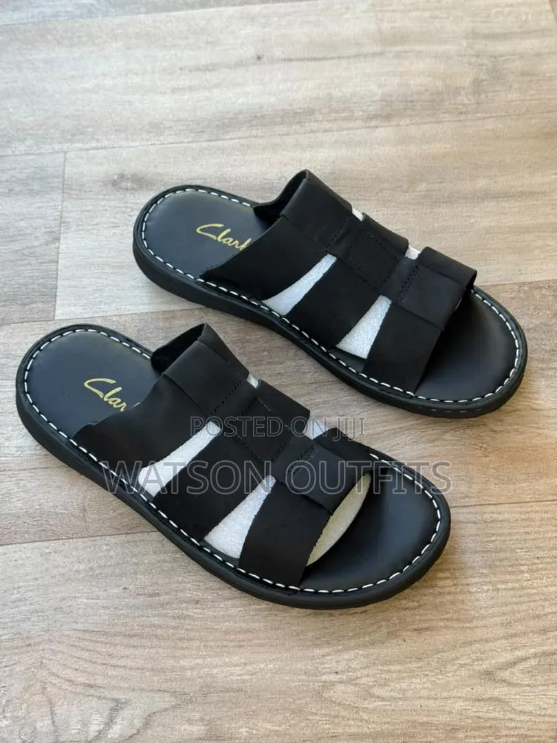 Clarks-2 Colours-4 Design Men's Leather Sandals