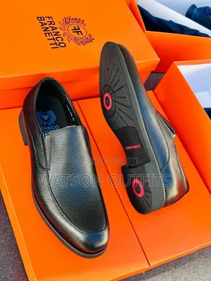 Franco Banneti-2 Colours Design Men's Leather Shoes