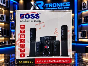 BOSS BS-3335-2L 5.1-Channel Multimedia Speaker System.