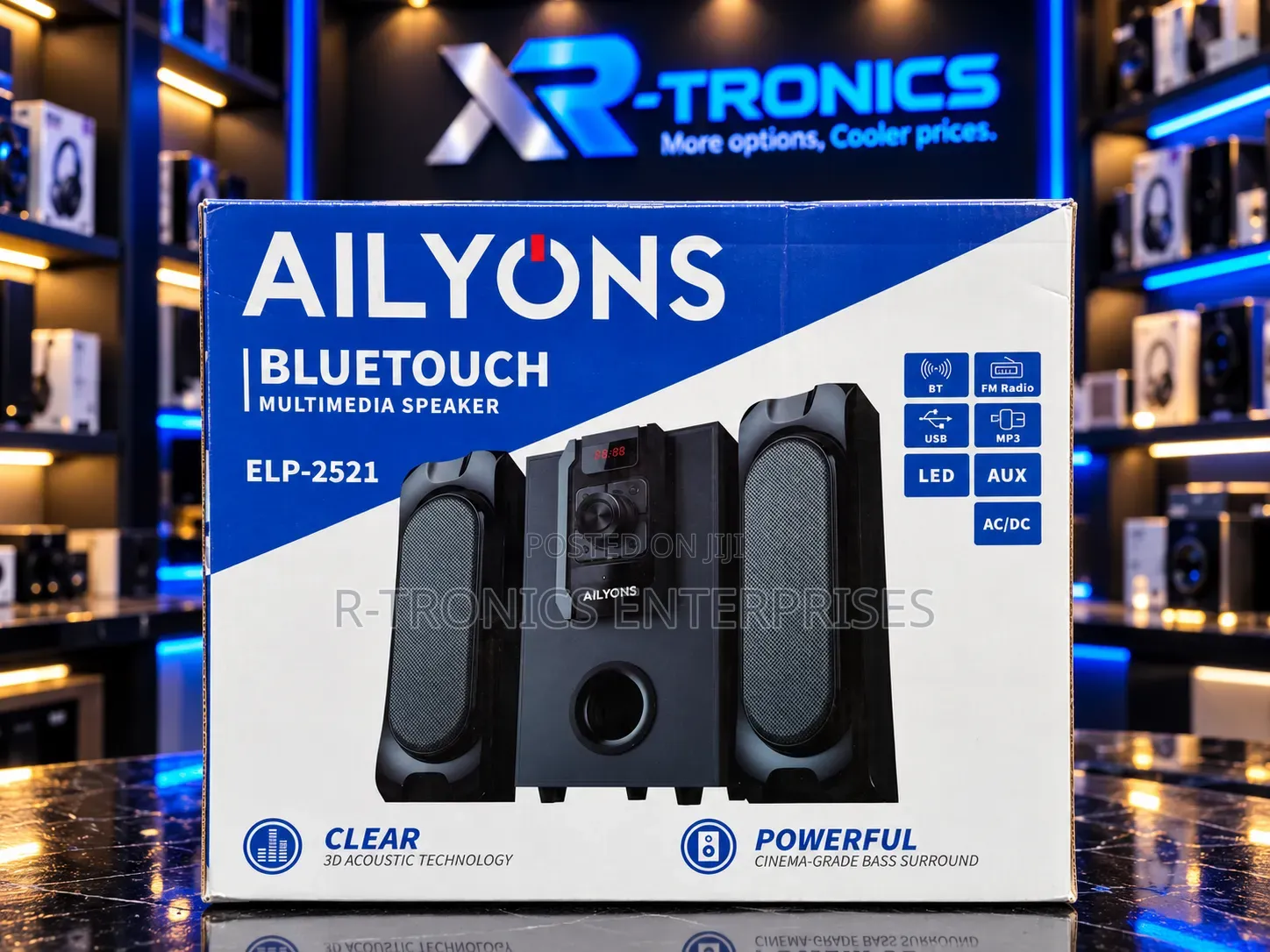 AILYONS ELP-2521 Bluetooth Multimedia Speaker System.