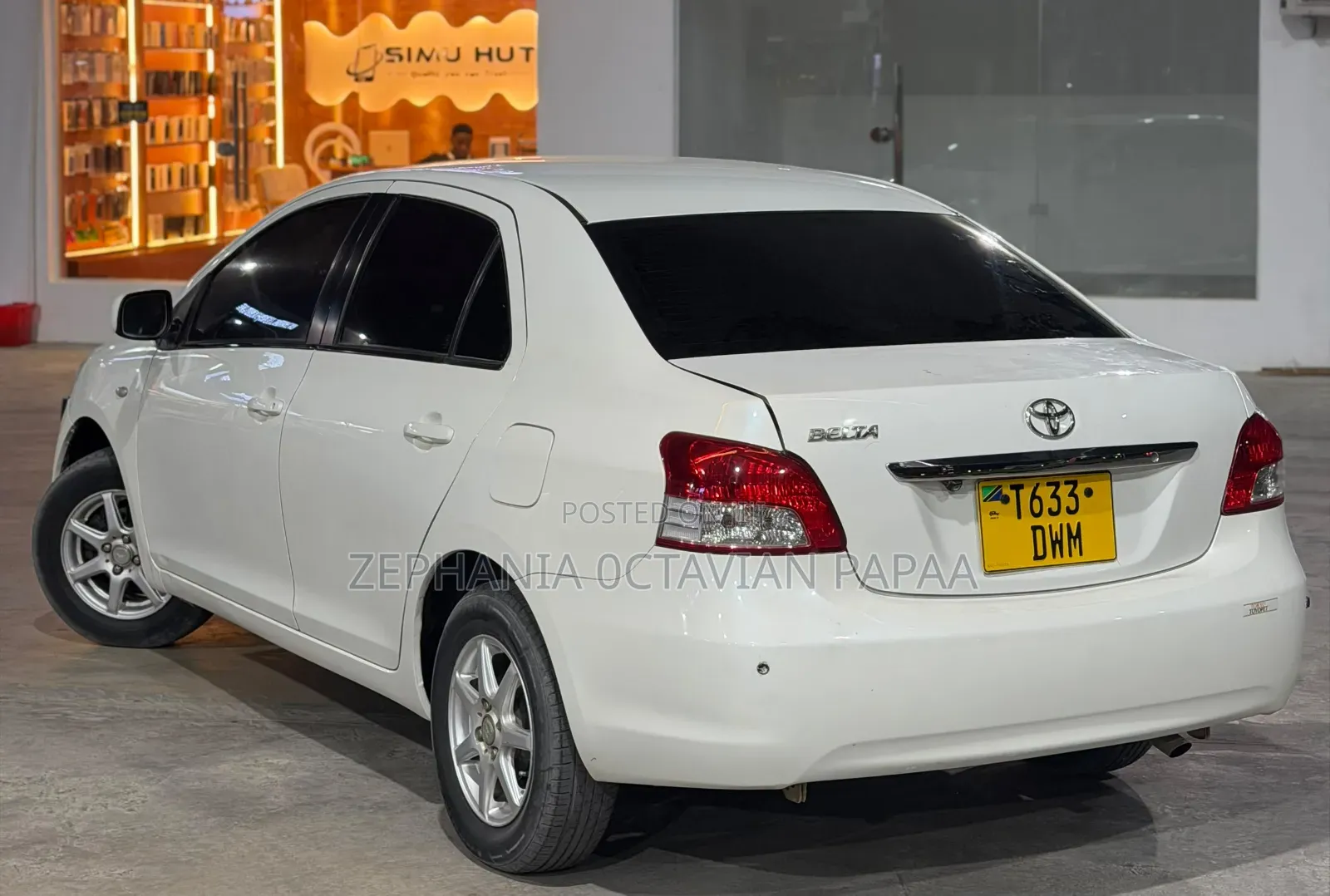 Toyota Belta 2007 White