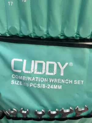 CUDDY 15-Piece Combination Wrench Set (8–24mm)